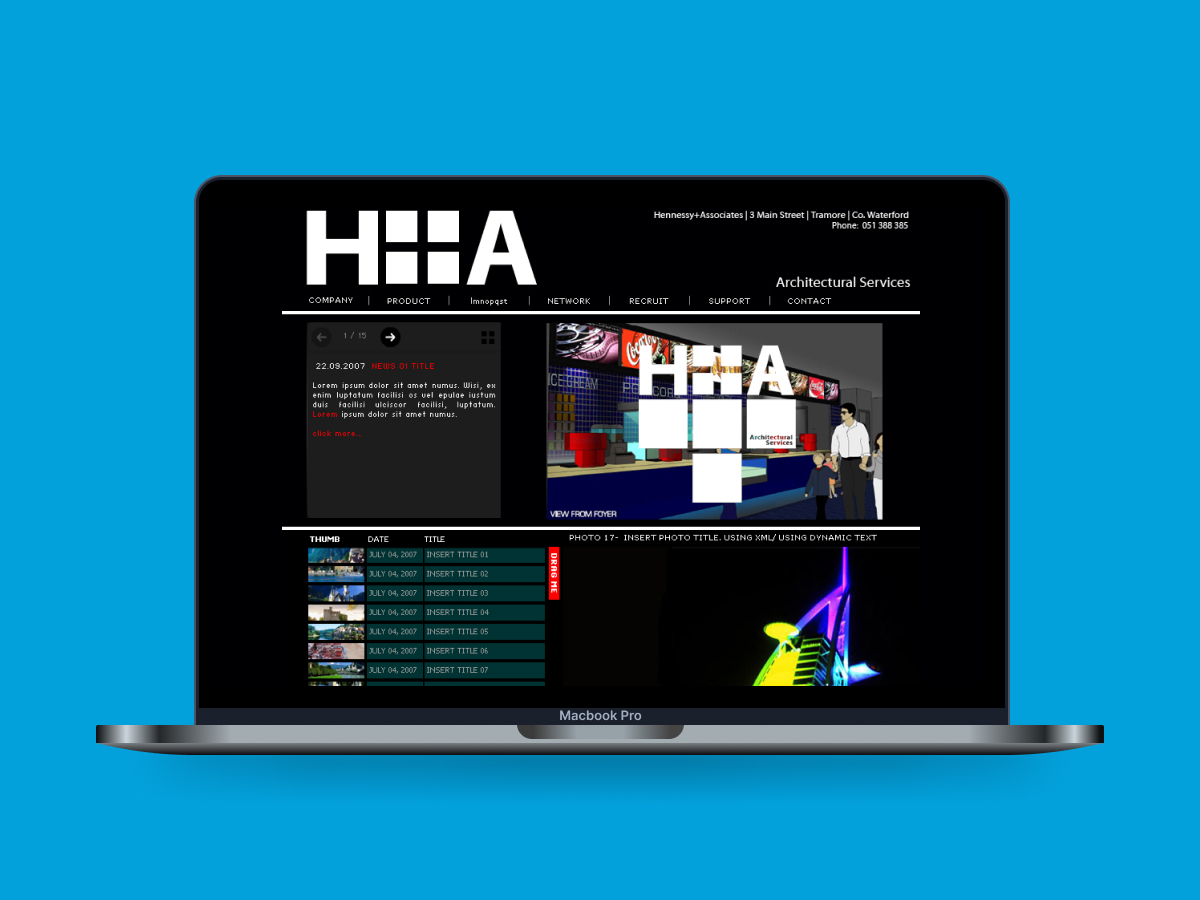 H+A Associates Website CMS